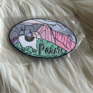 RARE Stoney Clover Peru Destination Sticker Patch BNWT